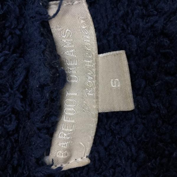 ベアフットドリームズ BAREFOOT DREAMS パーカー パーカー S 無地 紺 / ネイビー / メンズ USED 古着 中古 10022223
