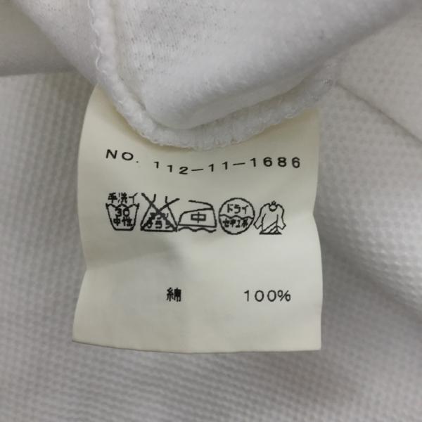 シップス SHIPS ポロシャツ ポロシャツ 半袖 M 無地 白 / ホワイト / メンズ USED 古着 中古 10022230