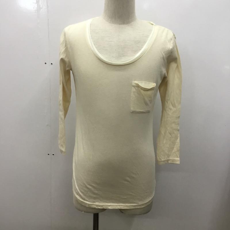 アーバンリサーチ URBAN RESEARCH カットソー 七分袖 ロンT 無地 FREE 無地 アイボリー / アイボリー / メンズ USED 古着 中古 10022232