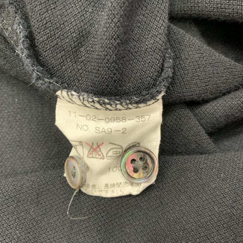ビームス BEAMS ポロシャツ 半袖 無地 チェック S 無地 X チェック 黒 / ブラック / メンズ USED 古着 中古 10022234