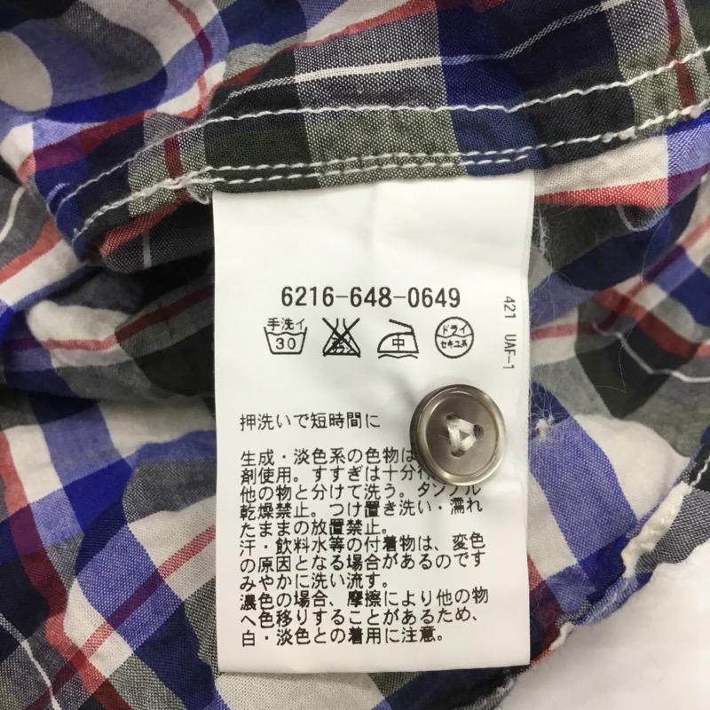 ユナイテッドアローズ UNITED ARROWS シャツ、ブラウス 半袖シャツ チェック柄 M チェック メンズ USED 古着 中古 10022239