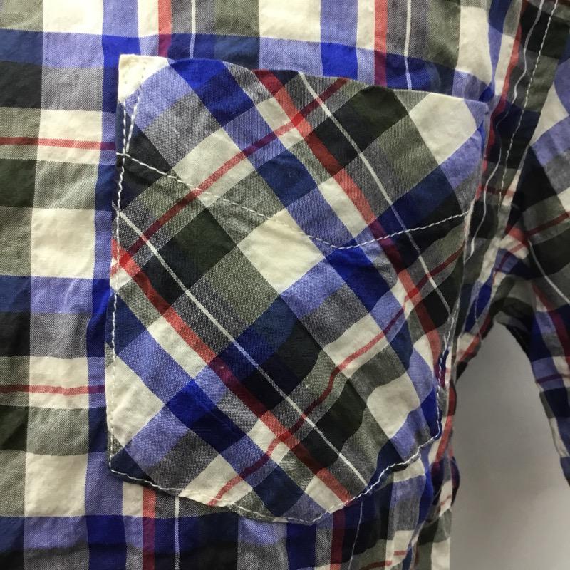 ユナイテッドアローズ UNITED ARROWS シャツ、ブラウス 半袖シャツ チェック柄 M チェック メンズ USED 古着 中古 10022239