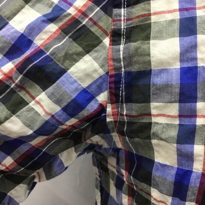 ユナイテッドアローズ UNITED ARROWS シャツ、ブラウス 半袖シャツ チェック柄 M チェック メンズ USED 古着 中古 10022239