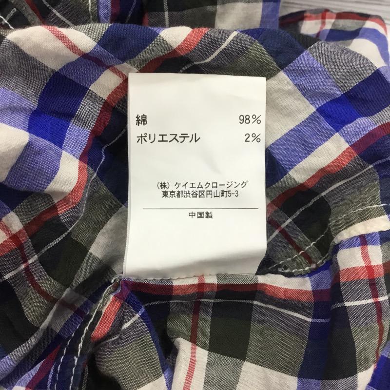 ユナイテッドアローズ UNITED ARROWS シャツ、ブラウス 半袖シャツ チェック柄 M チェック メンズ USED 古着 中古 10022239