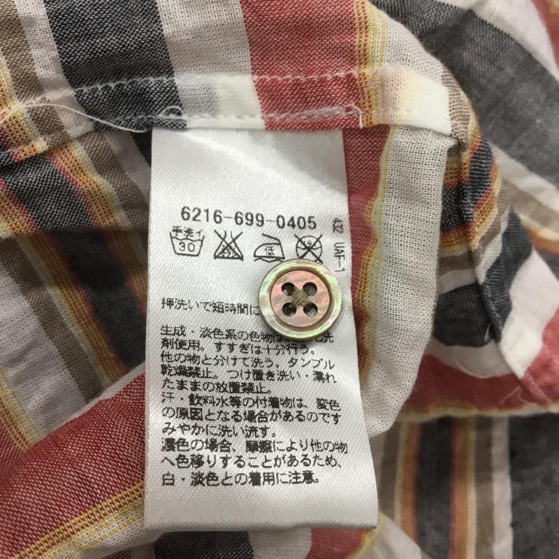 ユナイテッドアローズ UNITED ARROWS シャツ、ブラウス 半袖シャツ M ボーダー柄 メンズ USED 古着 中古 10022241