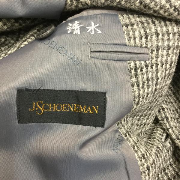 JSCHOENEMAN JSCHOENEMAN ジャケット、上着 テーラードジャケット/ブレザー/USED 灰 / グレー / メンズ USED 古着 中古 10022291