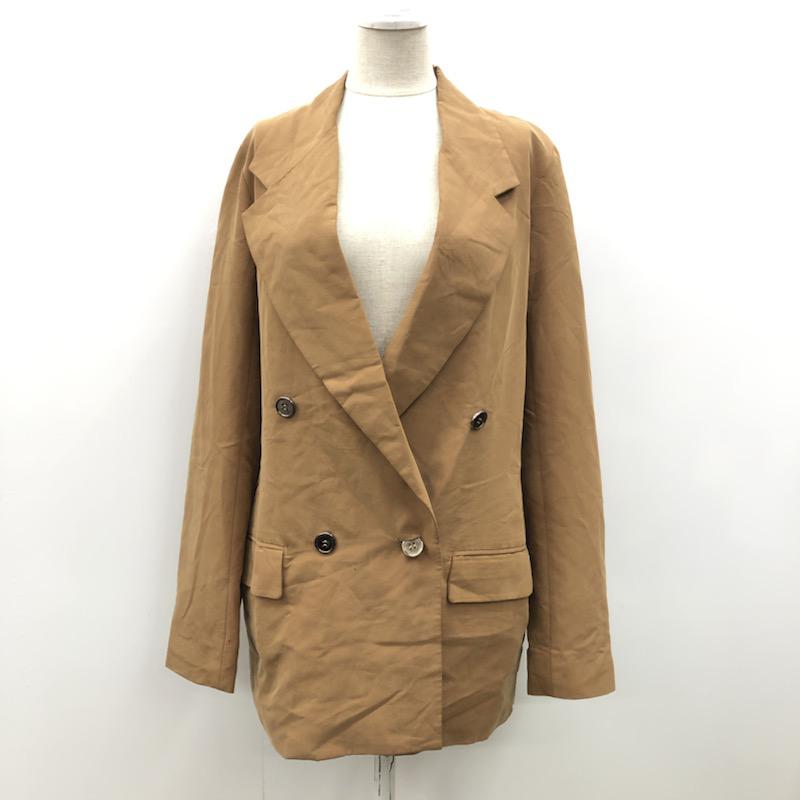 リエンダ rienda ジャケット、上着 ジャケット S 無地 茶 / ブラウン / レディース USED 古着 中古 10022309