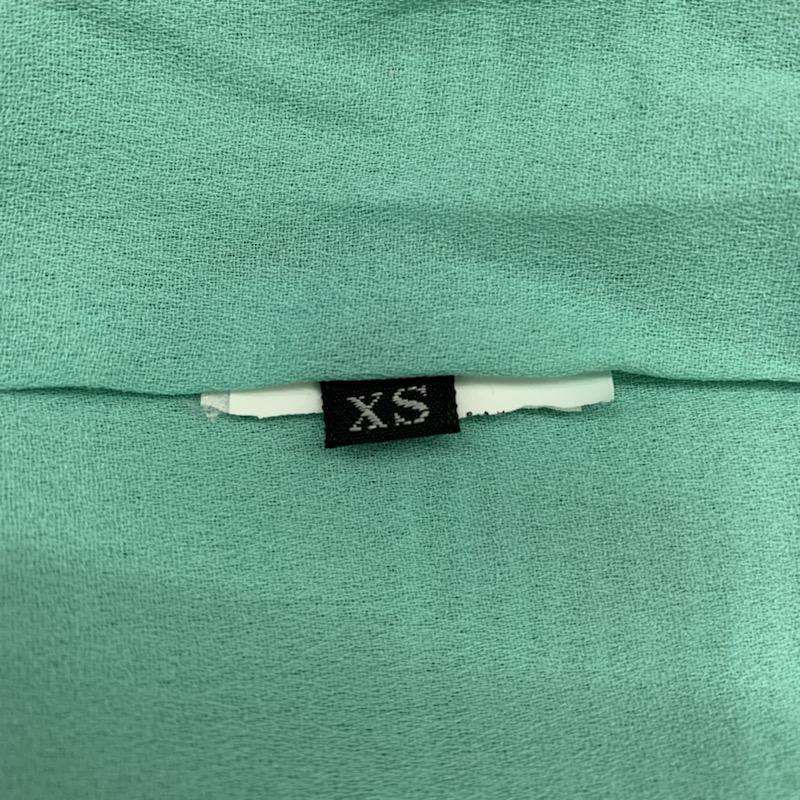オキラク OKIRAKU パンツ キュロット ボーダー タグ付き XS ボーダー柄 白 / ホワイト / X 緑 / グリーン / X 青 / ブルー / レディース USED 古着 中古 10022334