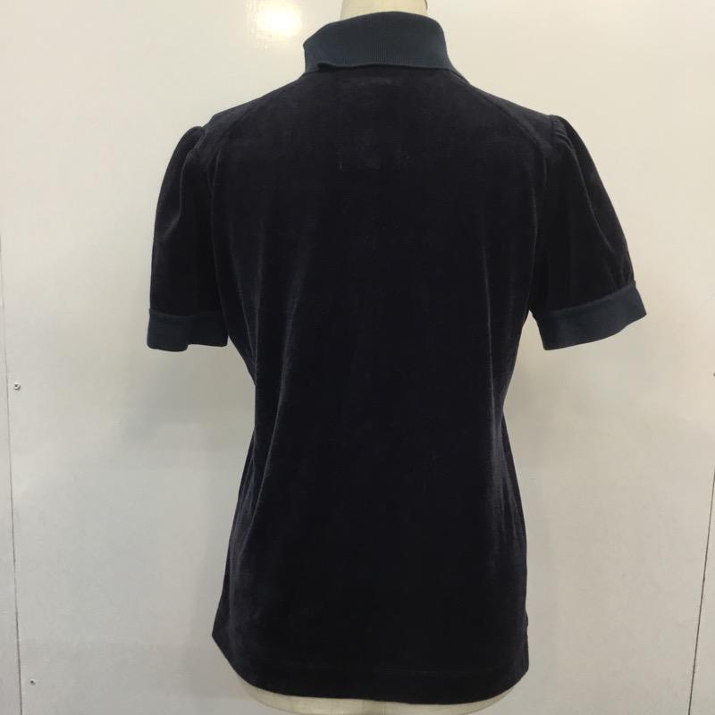 エィス A カットソー  半袖カットソー シャツ 無地 紺 / ネイビー /  レディース USED 古着 中古 10022335