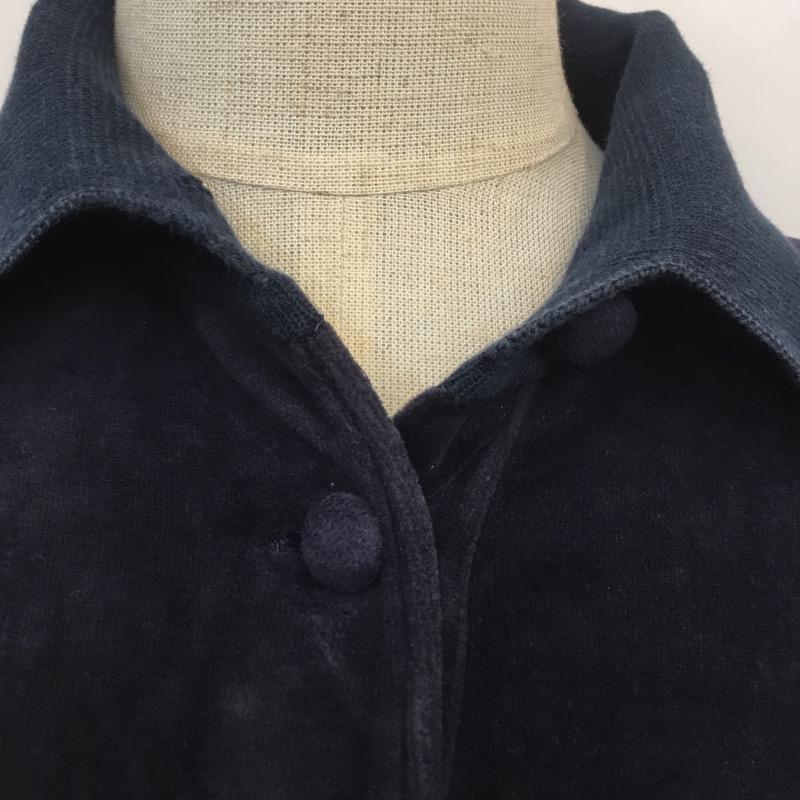 エィス A カットソー  半袖カットソー シャツ 無地 紺 / ネイビー /  レディース USED 古着 中古 10022335