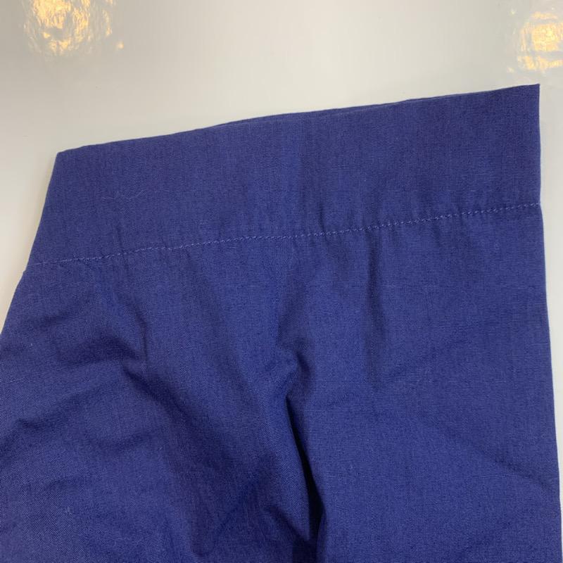 ザラ ZARA カットソー 長袖 ボリュームスリーブ バックオープン 無地 パール S 無地 青 / ブルー / X 黒 / ブラック /  レディース USED 古着 中古 10022414