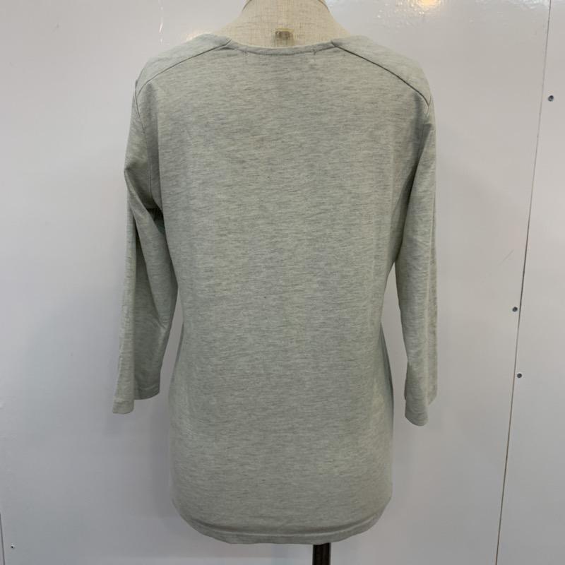 ビューティアンドユースユナイテッドアローズ BEAUTY&YOUTH UNITED ARROWS カットソー  七分袖 ビジュー カットソー 灰 / グレー /  レディース USED 古着 中古 10022450