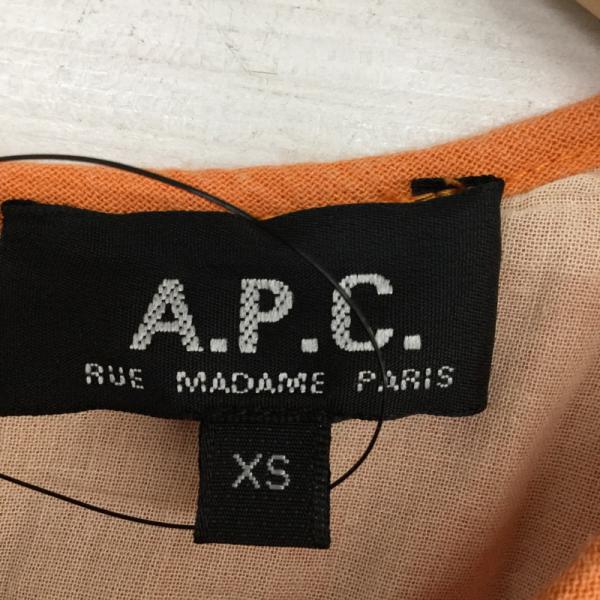 アーペーセー A.P.C. ワンピース ワンピース チュニック XS 無地 橙 / オレンジ / レディース USED 古着 中古 10022469