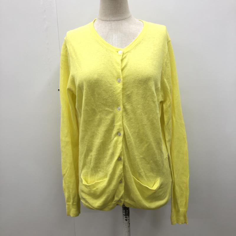 レプシィム LEPSIM カーディガン カーディガン M 黄 / イエロー / レディース USED 古着 中古 10022472