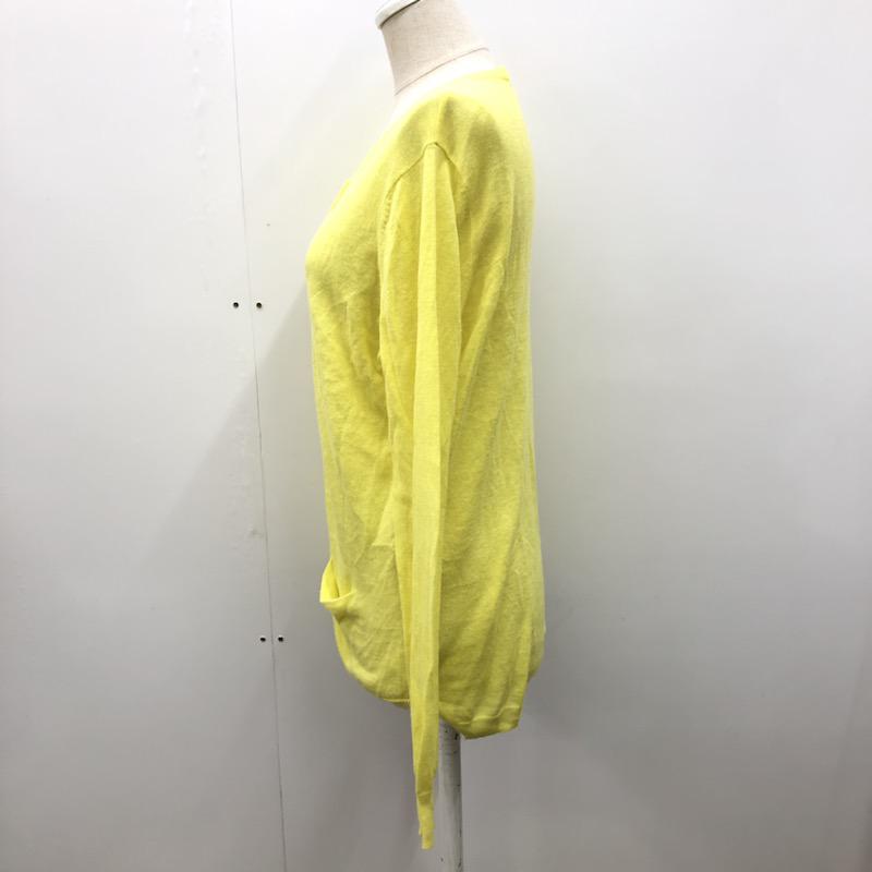 レプシィム LEPSIM カーディガン カーディガン M 黄 / イエロー / レディース USED 古着 中古 10022472