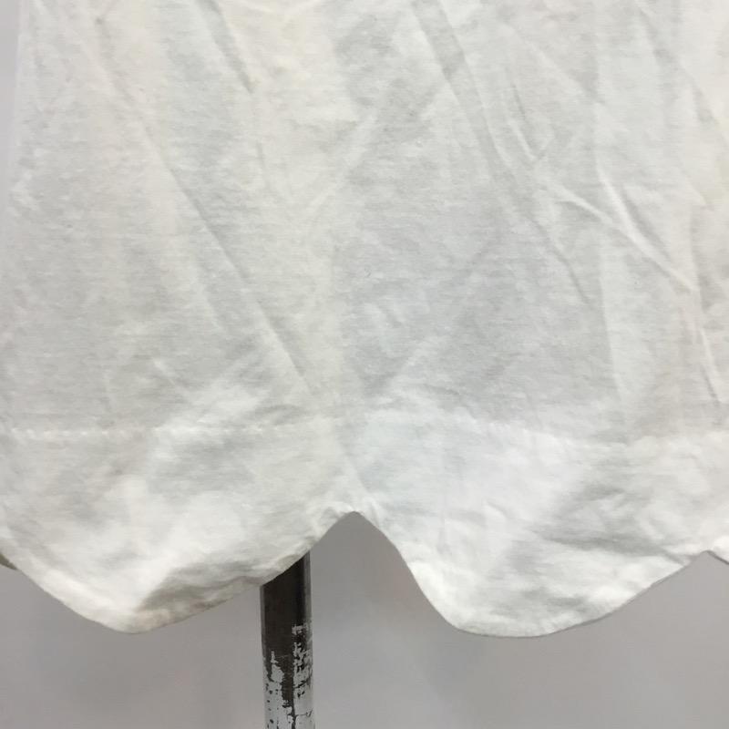 バナーバレット BANNER BARRETT カットソー  半袖カットソー 38 無地 白 / ホワイト /  レディース USED 古着 中古 10022500