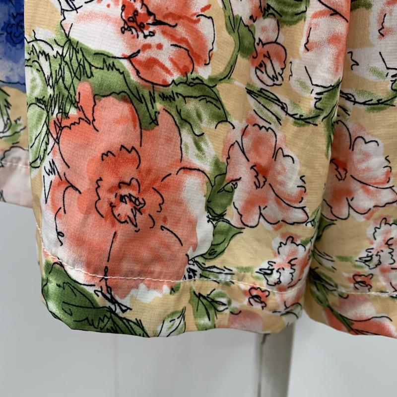チャオパニック CIAOPANIC パンツ キュロット 花柄 M 花柄 ベージュ / ベージュ / X 赤 / レッド / X 黄 / イエロー / X 緑 / グリーン / X 水色 / ライトブルー / レディース USED 古着 中古 10022517