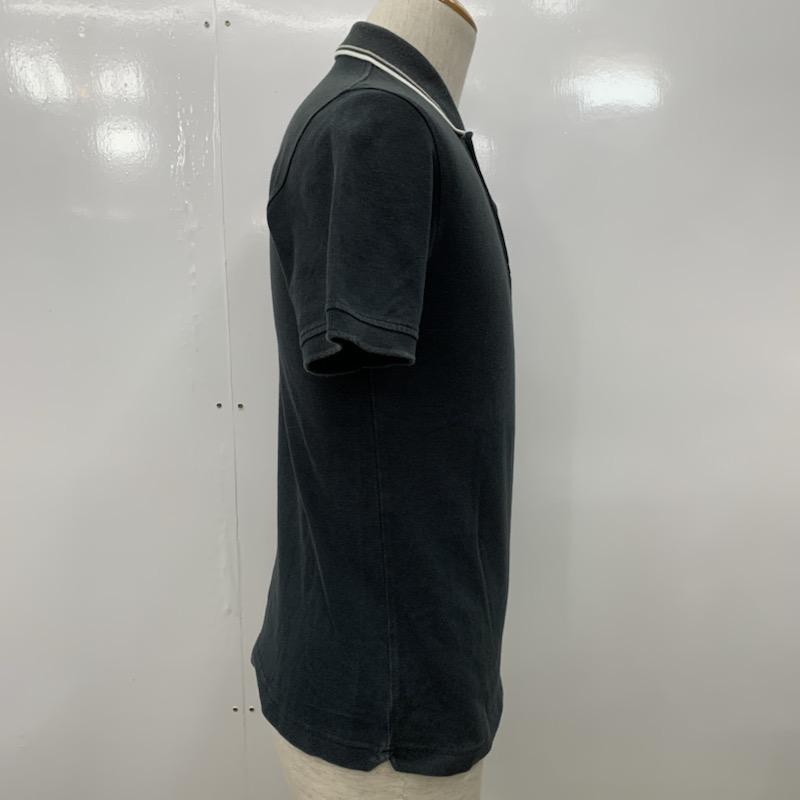 グリーンレーベルリラクシング green label relaxing ポロシャツ 半袖 無地 S 無地 黒 / ブラック / メンズ USED 古着 中古 10022571