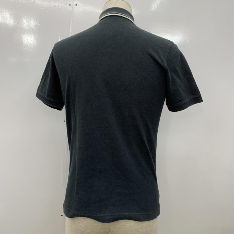 グリーンレーベルリラクシング green label relaxing ポロシャツ 半袖 無地 S 無地 黒 / ブラック / メンズ USED 古着 中古 10022571