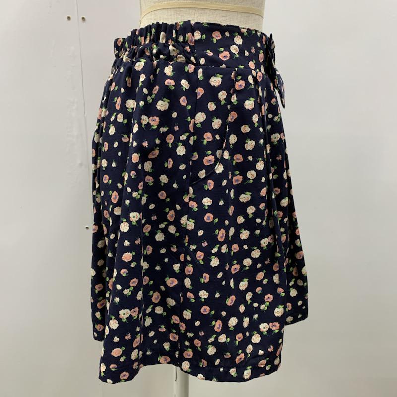 マジェスティックレゴン MAJESTIC LEGON パンツ キュロット 花柄 花柄 紺 / ネイビー / X 桃 / ピンク / X 白 / ホワイト / レディース USED 古着 中古 10022607