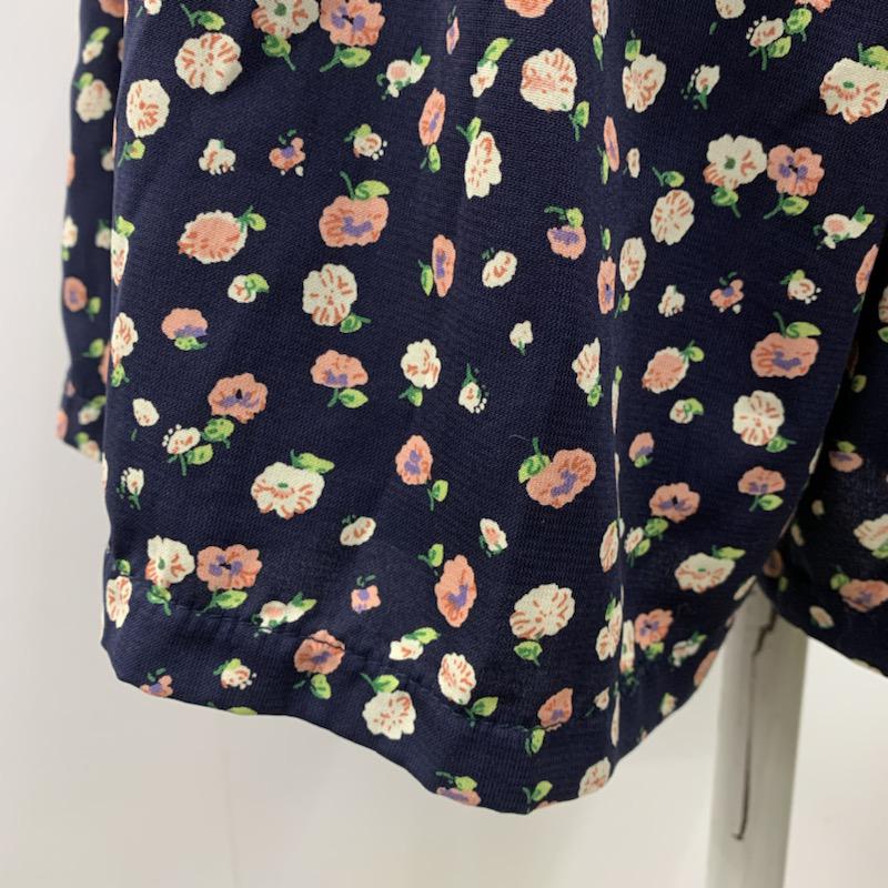 マジェスティックレゴン MAJESTIC LEGON パンツ キュロット 花柄 花柄 紺 / ネイビー / X 桃 / ピンク / X 白 / ホワイト / レディース USED 古着 中古 10022607