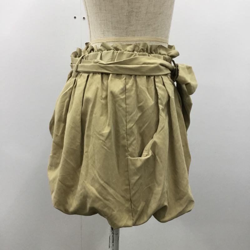 イング INGNI パンツ ショートパンツ ショーパン M 無地 ベージュ / ベージュ / レディース USED 古着 中古 10022628