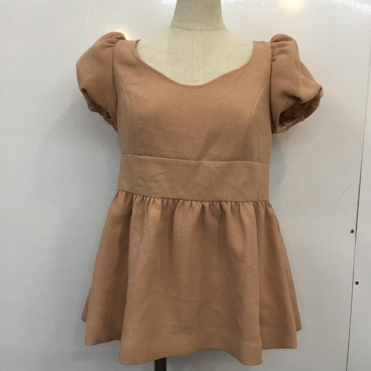 ダズリン dazzlin カットソー  半袖カットソー S 無地 桃 / ピンク /  レディース USED 古着 中古 10022632