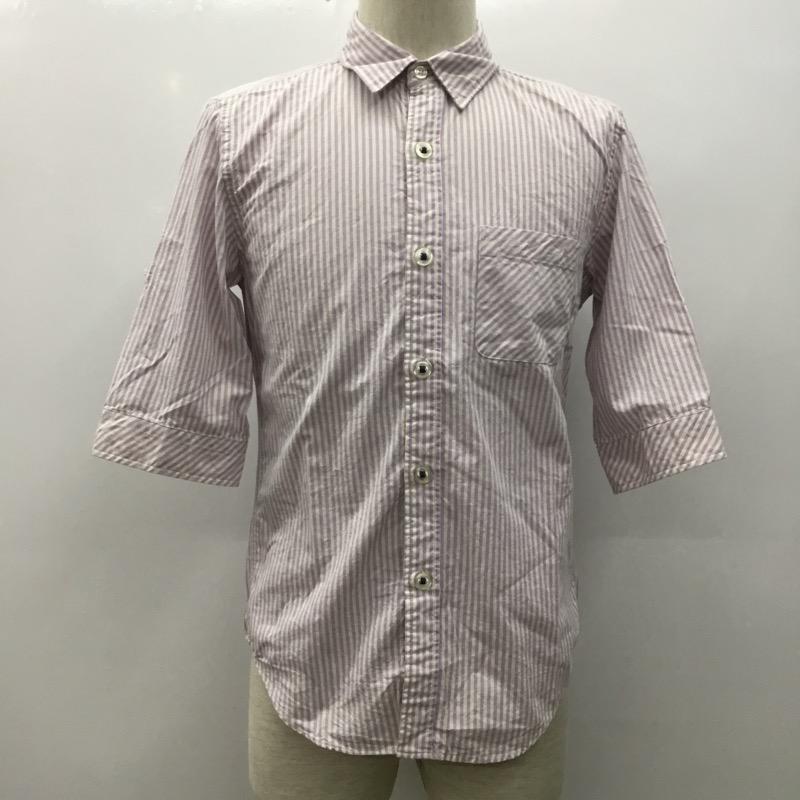 レイジブルー RAGEBLUE シャツ、ブラウス 七分丈シャツ ストライプ M ストライプ メンズ USED 古着 中古 10022696