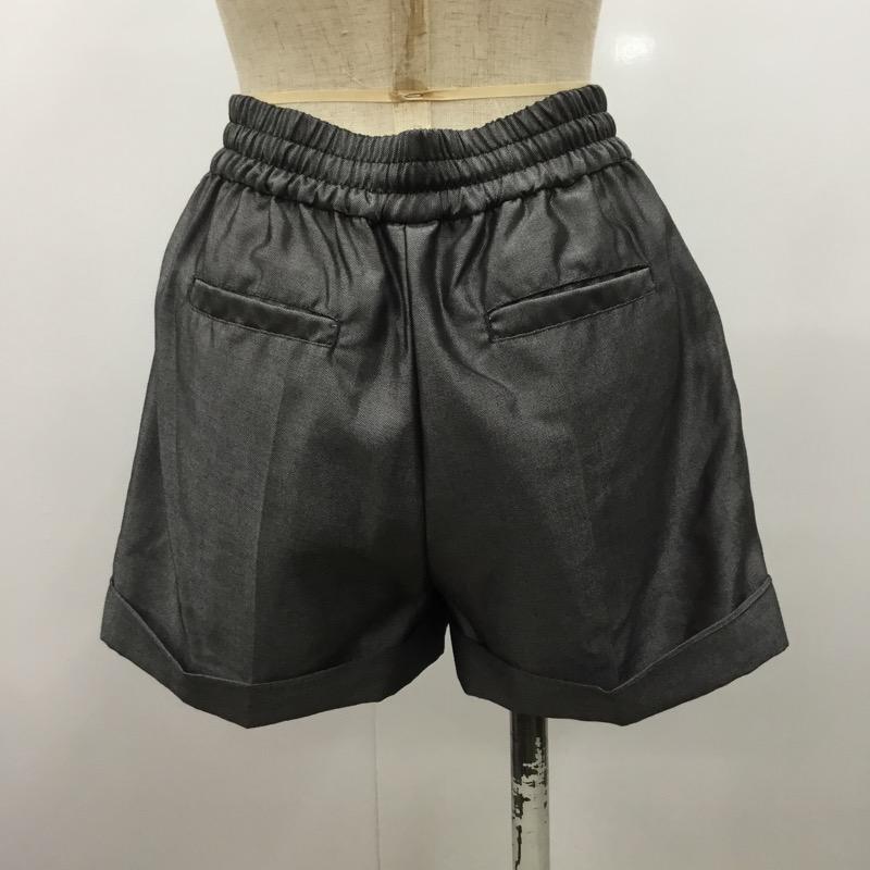 ジーナシス JEANASIS パンツ ショートパンツ 無地 FREE 無地 灰 / グレー / レディース USED 古着 中古 10022716