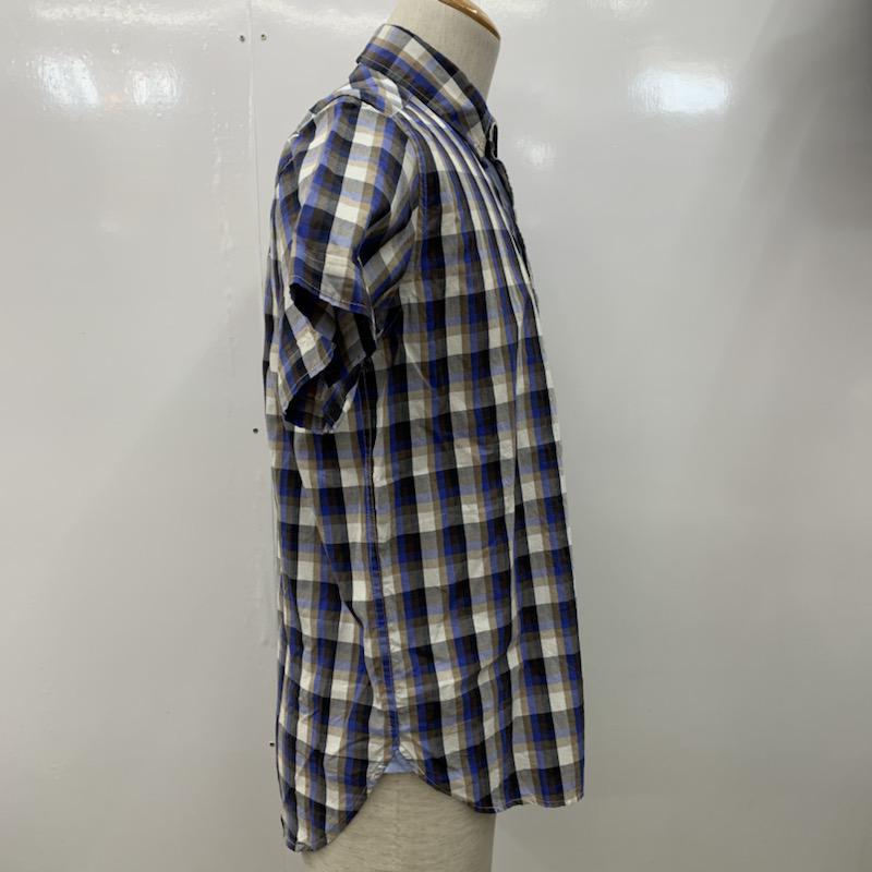 ビームス ハート BEAMS HEART シャツ、ブラウス 半袖シャツ チェック S チェック メンズ USED 古着 中古 10022790
