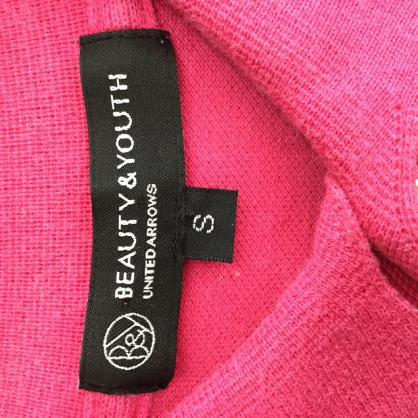 ビューティアンドユース BEAUTY&YOUTH ポロシャツ ポロシャツ 半袖 S 無地 桃 / ピンク / メンズ USED 古着 中古 10022800