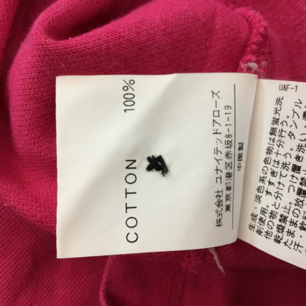 ビューティアンドユース BEAUTY&YOUTH ポロシャツ ポロシャツ 半袖 S 無地 桃 / ピンク / メンズ USED 古着 中古 10022800