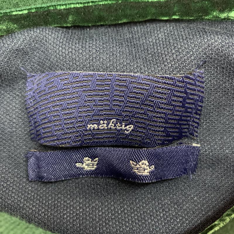 マクティグ maktig ポロシャツ 半袖 無地 ワンポイント 36 無地 紺 / ネイビー / メンズ USED 古着 中古 10022806