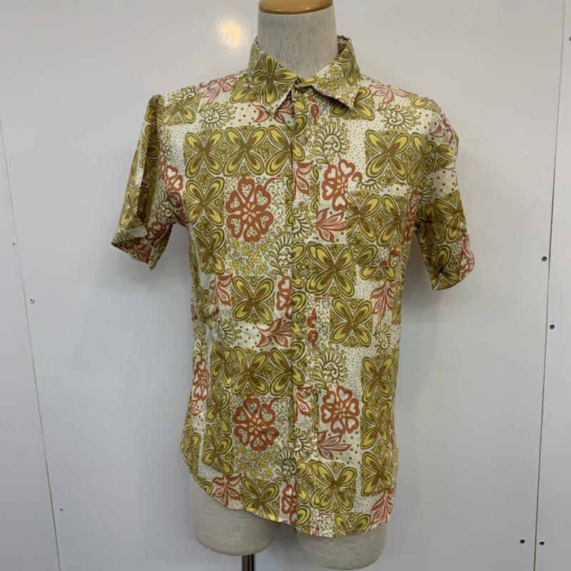 アーバンリサーチ URBAN RESEARCH シャツ、ブラウス 半袖 カジュアルシャツ 花柄 38 花柄 ベージュ / ベージュ / X 桃 / ピンク / X マスタード / マスタード / X アイボリー / アイボリー / メンズ USED 古着 中古 10022834