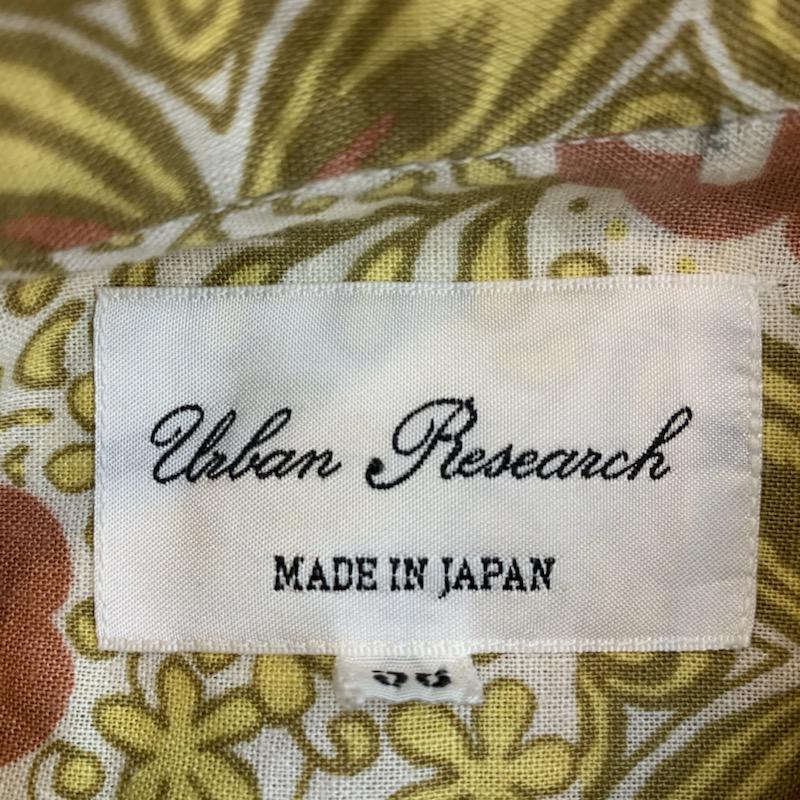 アーバンリサーチ URBAN RESEARCH シャツ、ブラウス 半袖 カジュアルシャツ 花柄 38 花柄 ベージュ / ベージュ / X 桃 / ピンク / X マスタード / マスタード / X アイボリー / アイボリー / メンズ USED 古着 中古 10022834