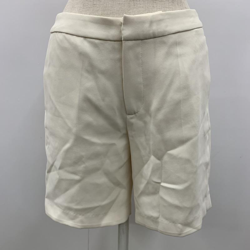 ラグナムーン LAGUNAMOON パンツ ショートパンツ ショートパンツ 無地 タグ付き S 無地 アイボリー / アイボリー / レディース USED 古着 中古 10022866