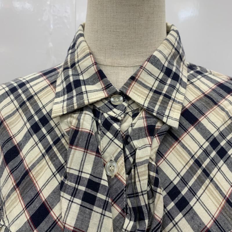 ナチュラルビューティーベーシック NATURAL BEAUTY BASIC シャツ、ブラウス 長袖シャツ チェック S チェック レディース USED 古着 中古 10022884