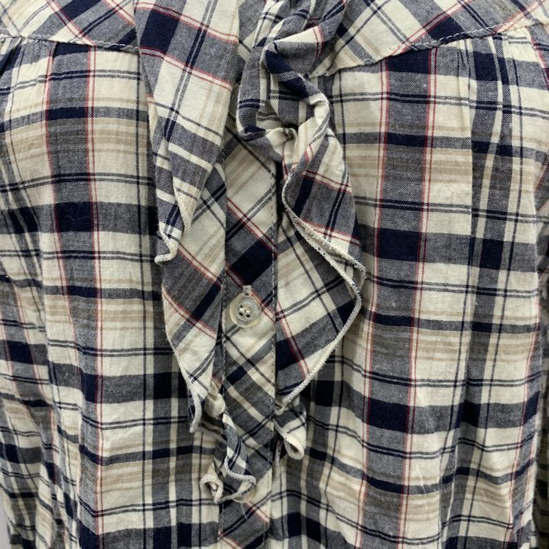 ナチュラルビューティーベーシック NATURAL BEAUTY BASIC シャツ、ブラウス 長袖シャツ チェック S チェック レディース USED 古着 中古 10022884