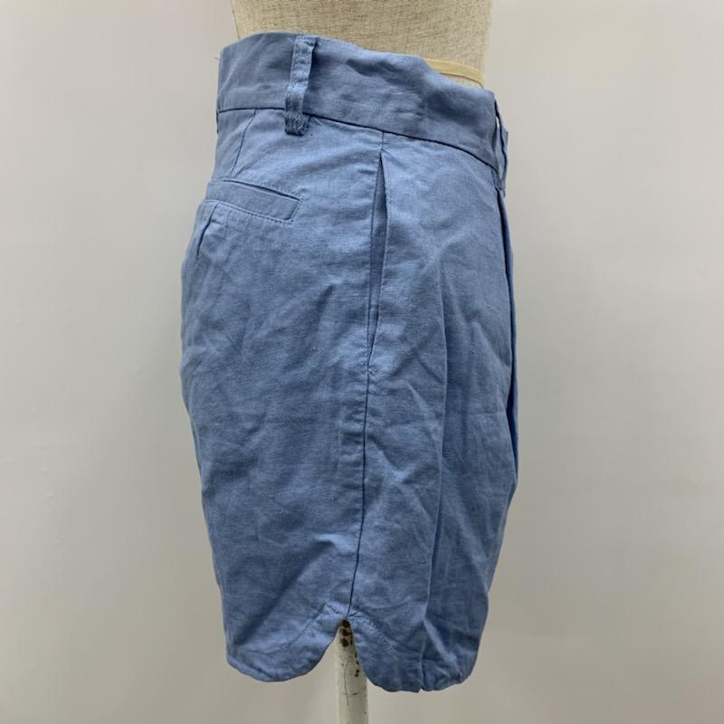 ローリーズファーム LOWRYS FARM パンツ ショートパンツ ショーツ 短パン 無地 M 無地 水色 / ライトブルー / レディース USED 古着 中古 10022946