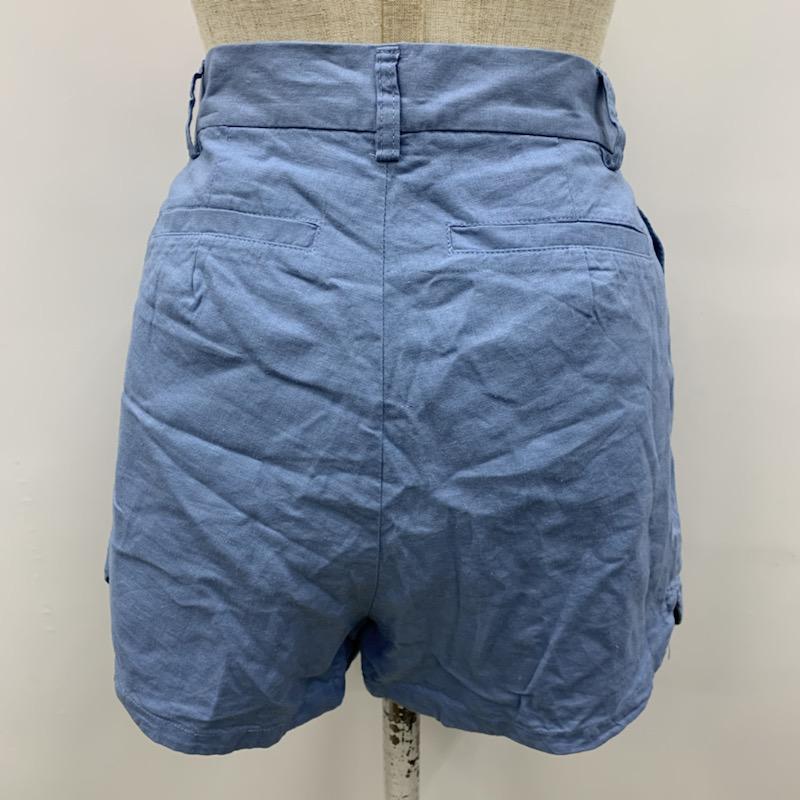 ローリーズファーム LOWRYS FARM パンツ ショートパンツ ショーツ 短パン 無地 M 無地 水色 / ライトブルー / レディース USED 古着 中古 10022946