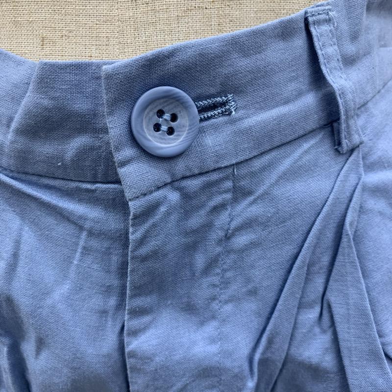 ローリーズファーム LOWRYS FARM パンツ ショートパンツ ショーツ 短パン 無地 M 無地 水色 / ライトブルー / レディース USED 古着 中古 10022946