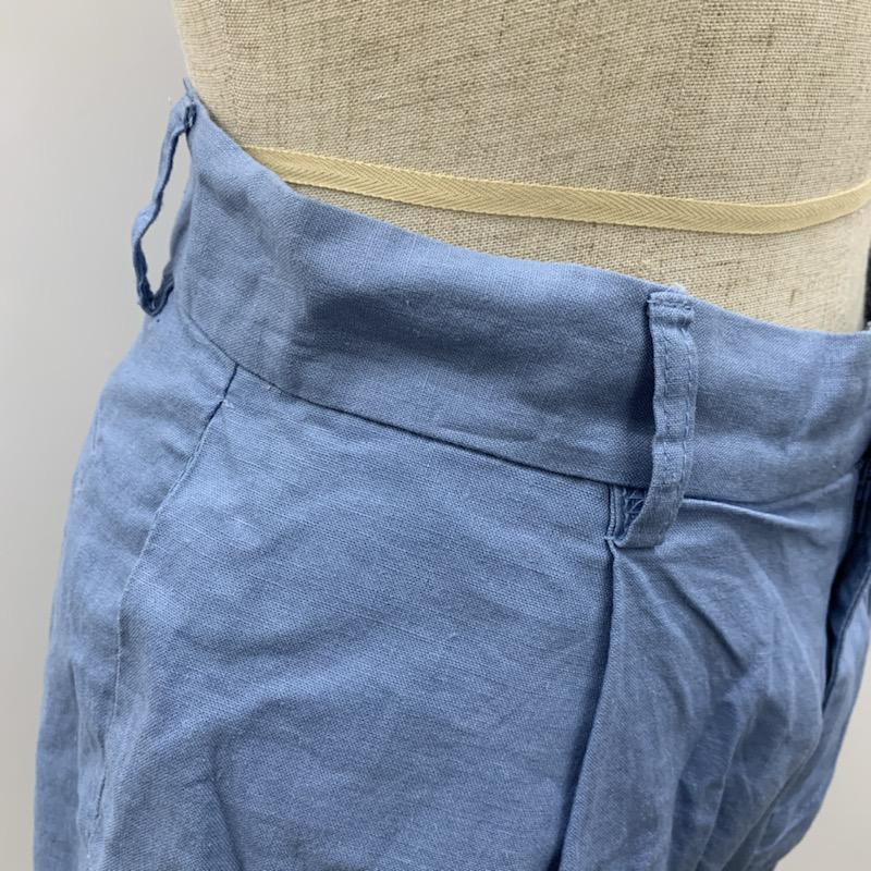 ローリーズファーム LOWRYS FARM パンツ ショートパンツ ショーツ 短パン 無地 M 無地 水色 / ライトブルー / レディース USED 古着 中古 10022946