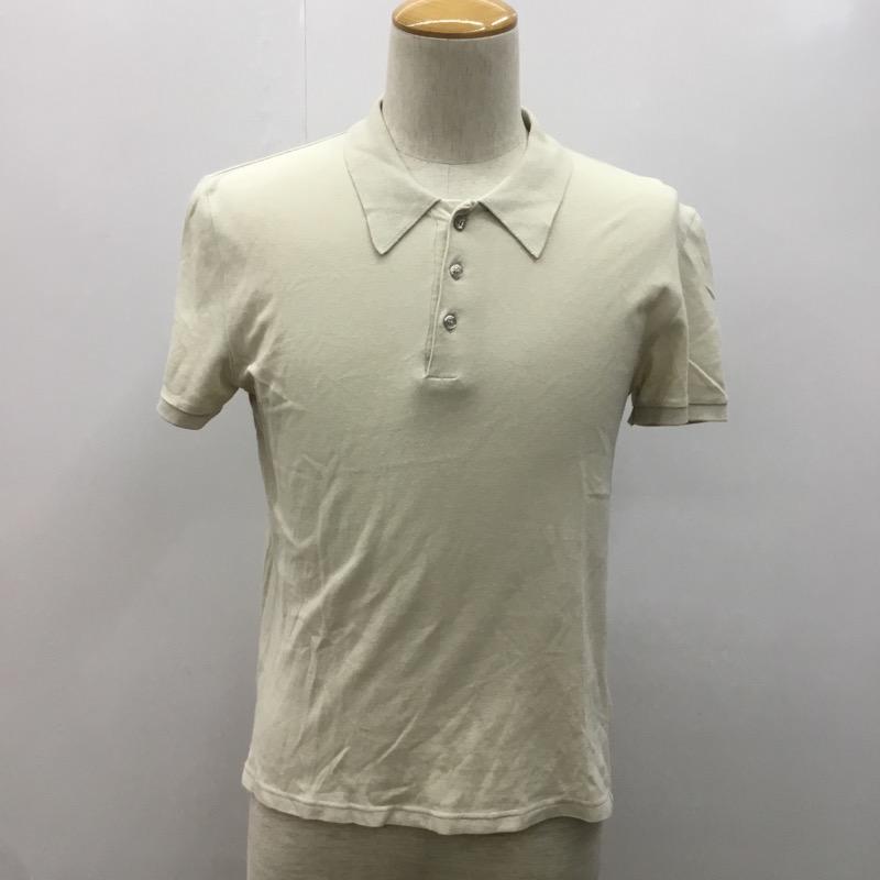 ハレ HARE ポロシャツ 半袖 無地 M 無地 ベージュ / ベージュ / メンズ USED 古着 中古 10022952