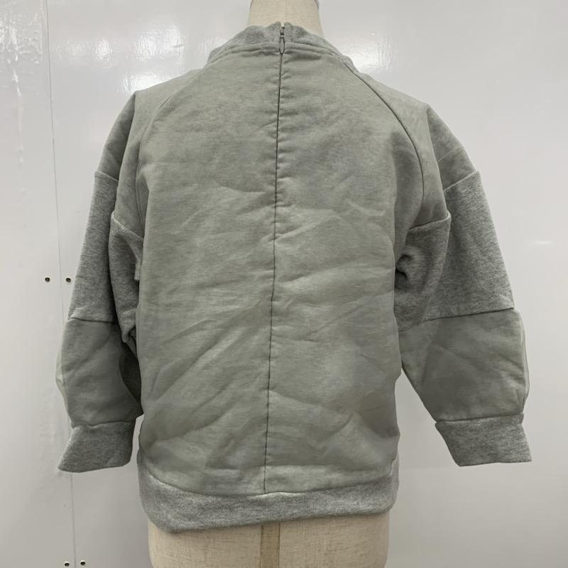 イーハイフンワールドギャラリー E hyphen world gallery トレーナー スウェット FREE 無地 灰 / グレー / レディース USED 古着 中古 10022982