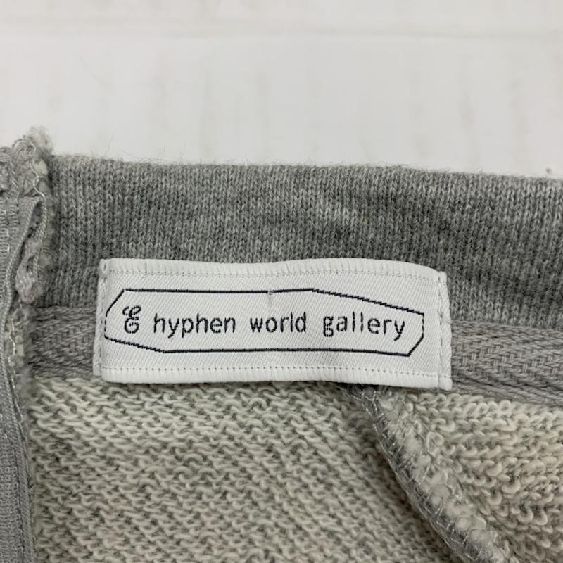 イーハイフンワールドギャラリー E hyphen world gallery トレーナー スウェット FREE 無地 灰 / グレー / レディース USED 古着 中古 10022982