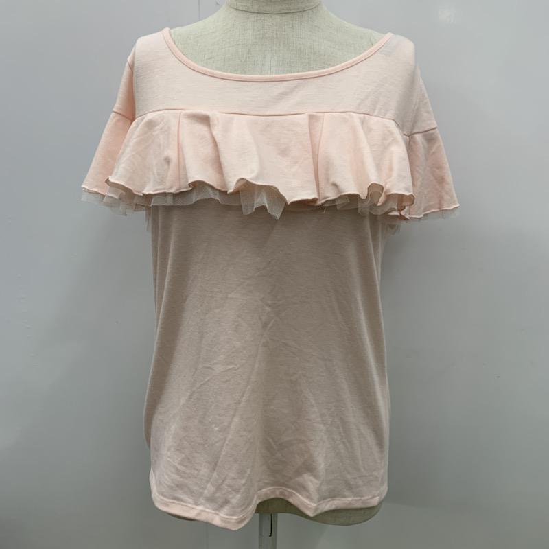 イング INGNI カットソー  半袖カットソー タグ付き M 無地 桃 / ピンク /  レディース USED 古着 中古 10022990
