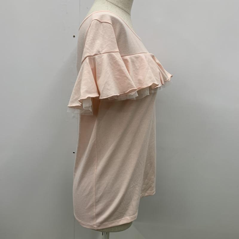 イング INGNI カットソー  半袖カットソー タグ付き M 無地 桃 / ピンク /  レディース USED 古着 中古 10022990