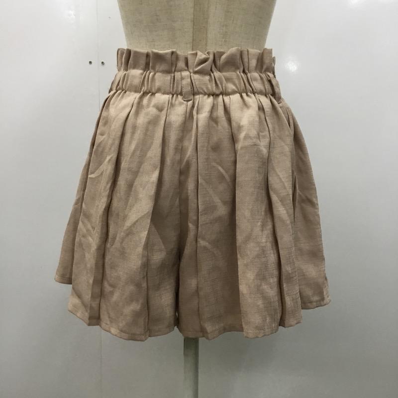 ローリーズファーム LOWRYS FARM パンツ ショートパンツ FREE 無地 ベージュ / ベージュ / レディース USED 古着 中古 10022995