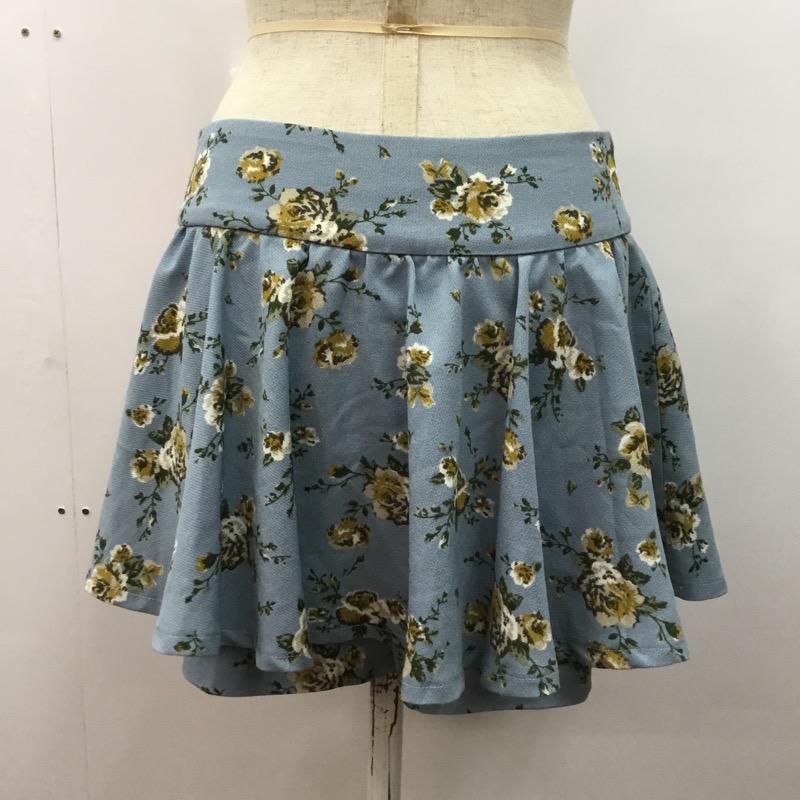 アースミュージックアンドエコロジー earth music&ecology パンツ キュロットスカート ショーツ 花柄 M 花柄 レディース USED 古着 中古 10023008