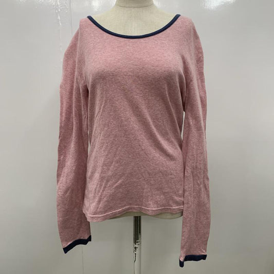 フリークスストア FREAK'S STORE Tシャツ 長袖 ロンT 長袖カットソー 無地 M 無地 紺 / ネイビー / X 桃 / ピンク /  レディース USED 古着 中古 10023024